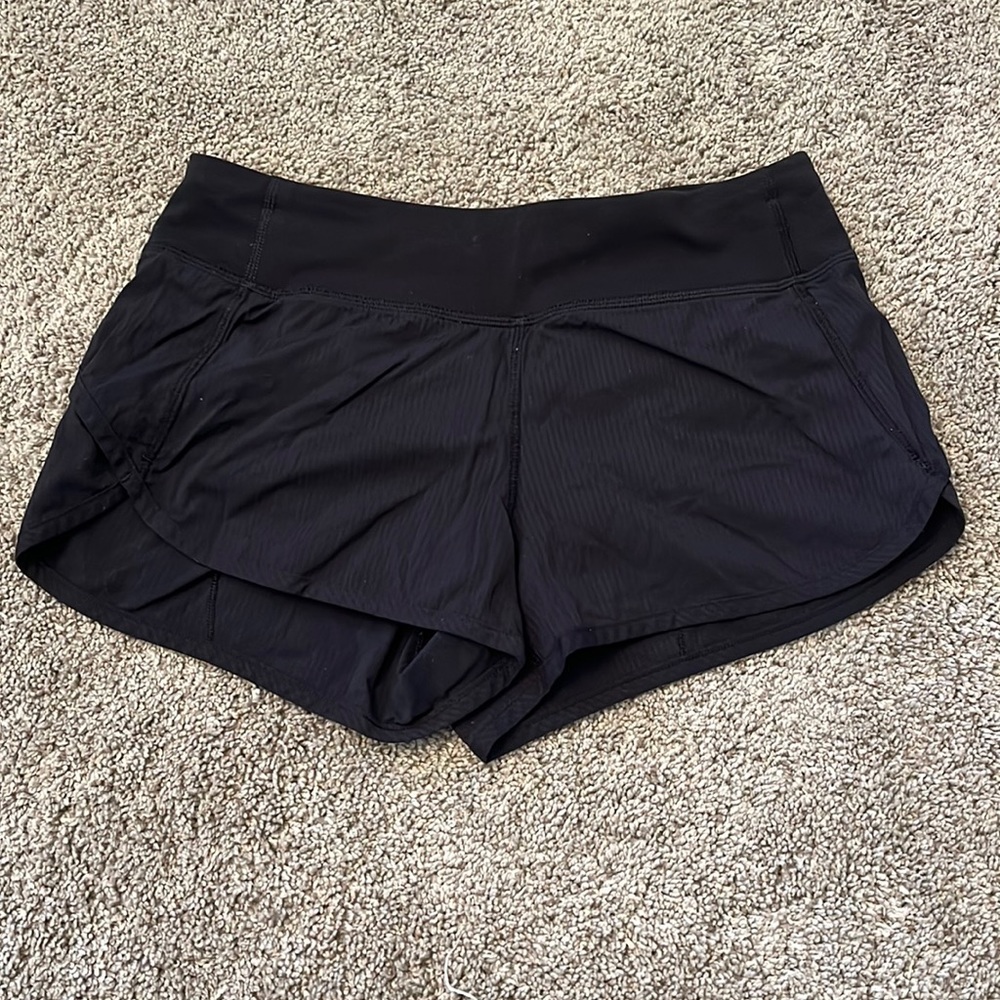 Ivivva by Lululemon | black speed up shorts | kids size 12